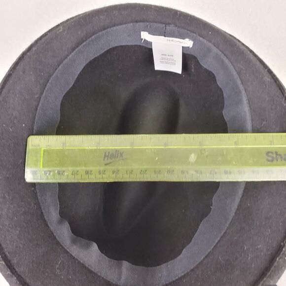 Halogen Wool Fedora Hat Black OS - Picture 7 of 7